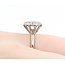 Ring Cocktail .50ctw Round Diamonds 14kw Sz6.5 3.56g 225020016