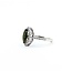 Ring Halo .25ctw Round Diamonds 1.05ct Green Tourmaline 14kw Sz7 3.84g 225030046