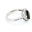 Ring Halo .25ctw Round Diamonds 1.05ct Green Tourmaline 14kw Sz7 3.84g 225030046