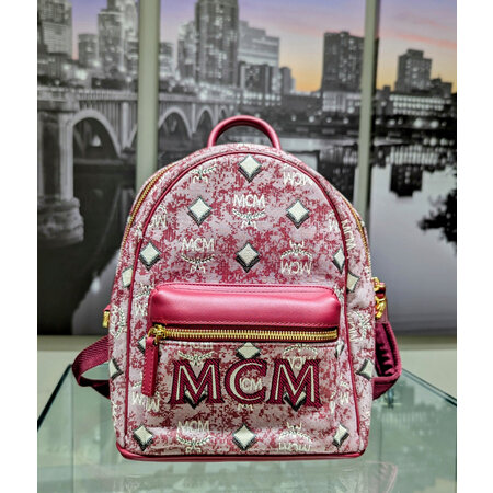 Backpack MCM Stark Jacquard Rucksack Mini 125035084