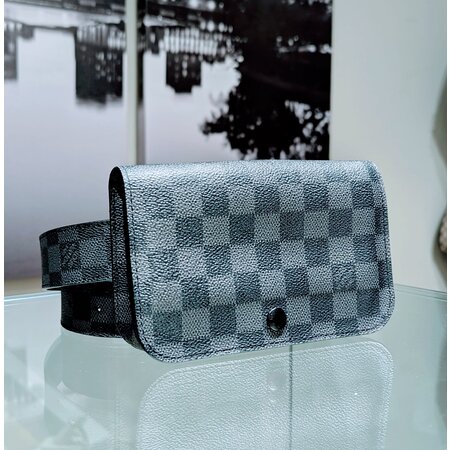 Wallet Louis Vuitton Initiales Damier Graphite Belt Wallet 90/36 125035053
