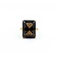 Ring Solitaire 12.0ct Smokey Quartz 14ky Sz7.5 5.26g 225030051