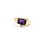 Ring .02ct Round Diamond 2.70ct Amethyst 14ky Sz6 9.71g 225030049
