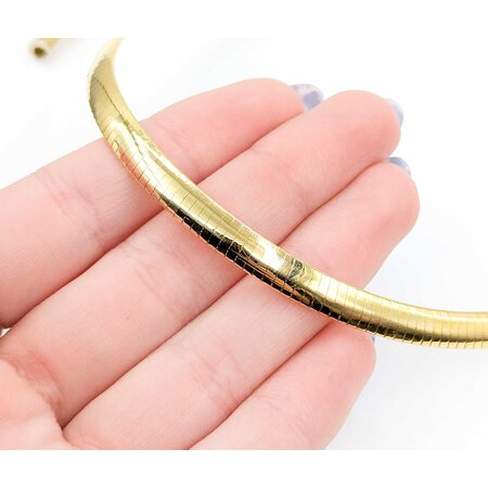 Necklace Omega 14ky 6mm 17" 24.2g 225020010