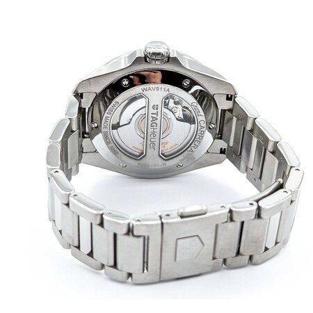 Watch Tag Heuer Grand Carrera WAV511A 40mm Stainless Steel 7" 125036005