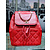 Backpack Chanel Caviar Skin Matelasse Red 125035003