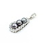 Pendant Enhancer Bail 2.10ctw Round Diamonds 8.5-9.2mm Tahitian Pearls 14kw 51x18mm 12.49g 225030081