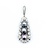 Pendant Enhancer Bail 2.10ctw Round Diamonds 8.5-9.2mm Tahitian Pearls 14kw 51x18mm 12.49g 225030081