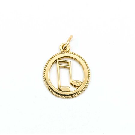 Charm Music Note 14ky 22.55mm 1.66g 225030078
