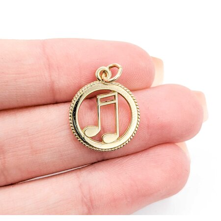 Charm Music Note 14ky 22.55mm 1.66g 225030078