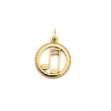  Charm Music Note 14ky 22.55mm 1.66g 225030078