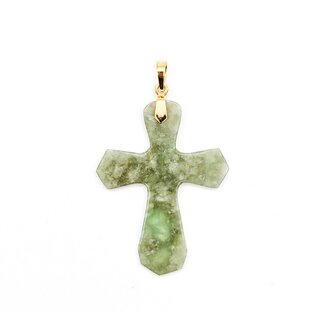 Pendant Jade Cross 14ky 50x31mm 3.50g 225030095