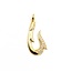 Pendant Fish Hook .20ctw Round Diamonds 18ky 1x.5" 2.48g 125030027