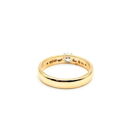Ring .16ct Round Diamond .16ctw Diamonds 14ky Sz7 3.53g 225030064