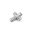 Pendant Cross 1.00ctw Round & Baguette Diamonds 900pt .8x.6" 4.7g 125030024