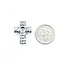 Pendant Cross 1.00ctw Round & Baguette Diamonds 900pt .8x.6" 4.7g 125030024
