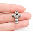 Pendant Cross 1.00ctw Round & Baguette Diamonds 900pt .8x.6" 4.7g 125030024