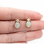 Earrings .10ctw Round Diamonds 1.70ctw Australian Opal 14ky 12x6mm 2.24g 225030061