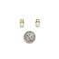 Earrings .10ctw Round Diamonds 1.70ctw Australian Opal 14ky 12x6mm 2.24g 225030061
