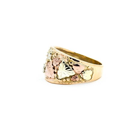 Ring Blackhills Gold .30ctw Round Diamonds 10ktt Sz13.75 12.02g 125030029