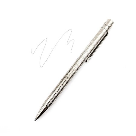 Pen Cartier Vintage Happy Birthday Ballpoint Stainless Steel 125030028
