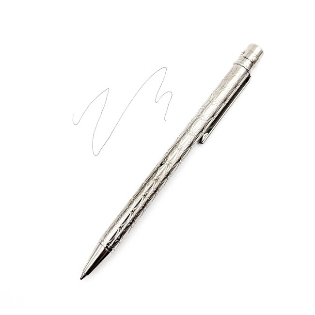 Pen Cartier Vintage Happy Birthday Ballpoint Stainless Steel 125030028