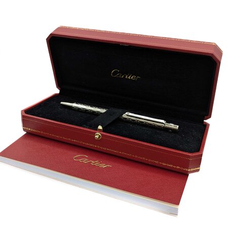 Pen Cartier Vintage Happy Birthday Ballpoint Stainless Steel 125030028