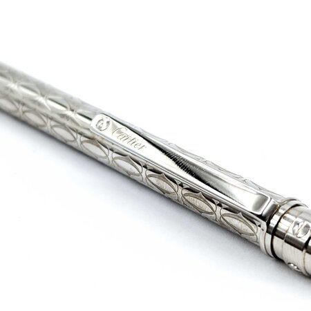 Pen Cartier Vintage Happy Birthday Ballpoint Stainless Steel 125030028