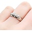 Ring 3 Stone .015ctw Single Cut Diamonds 14kw Sz6 3.12g 225020017