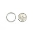 Pendant Circle .33ctw Round Diamonds 14kw 20mm 2.26g 225030092