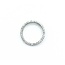 Pendant Circle .33ctw Round Diamonds 14kw 20mm 2.26g 225030092