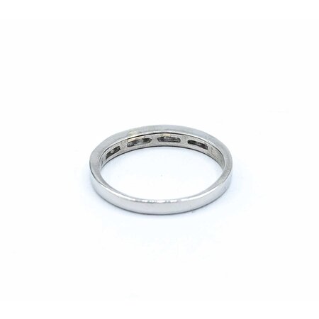 Ring Wedding Band .21ctw Round Diamonds Platinum Sz7 4.13g 225030045