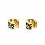 Earrings Scroll Hugggie Hoops 14ky 18x13mm 4.38g 225030116