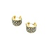 Earrings Scroll Hugggie Hoops 14ky 18x13mm 4.38g 225030116