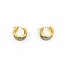 Earrings Scroll Hugggie Hoops 14ky 18x13mm 4.38g 225030116