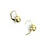 Earrings Half Ball Earrings 14ky 12mm 2.37g 225030117