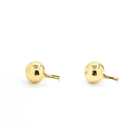 Earrings Half Ball Earrings 14ky 12mm 2.37g 225030117