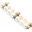 Bracelet 1.35ctw Round Diamonds 8mm Pearl 14ky 43.1g 225020013