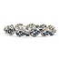 Bracelet .33ctw Round Diamonds 6.60ctw Sapphires 14kw 10mm 6.5" 26.2g 225030058