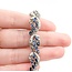 Bracelet .33ctw Round Diamonds 6.60ctw Sapphires 14kw 10mm 6.5" 26.2g 225030058