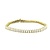 Bracelet Channel Set 9.12ctw Princess Diamond 14ky 7.25" 18.0g 225030065