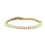 Bracelet Channel Set 9.12ctw Princess Diamond 14ky 7.25" 18.0g 225030065