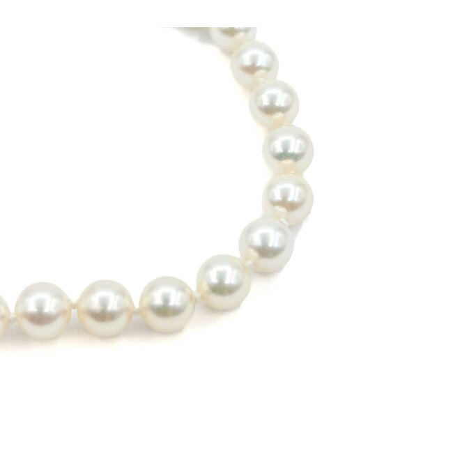 Bracelet Individually Knotted 5.5mm Pearls 14ky 7" 8.18g 225030126