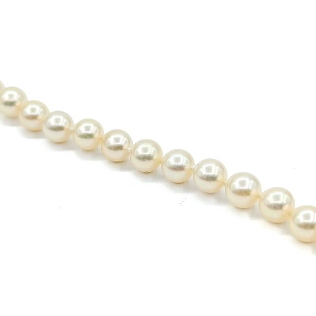 Bracelet Individually Knotted 5.5mm Pearls 14ky 7" 8.18g 225030126