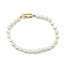 Bracelet Individually Knotted 5.5mm Pearls 14ky 7" 8.18g 225030126