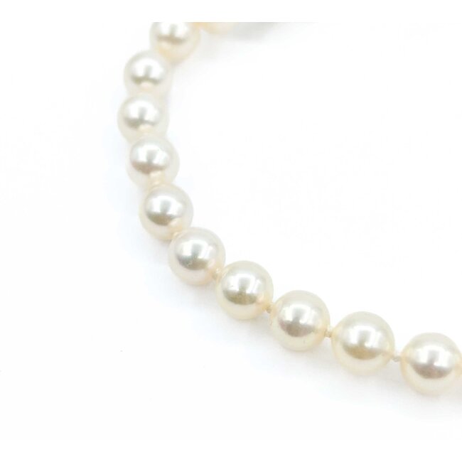 Bracelet Individually Knotted 5.5mm Pearls 14ky 7" 8.18g 225030126