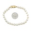 Bracelet Individually Knotted 5.5mm Pearls 14ky 7" 8.18g 225030126