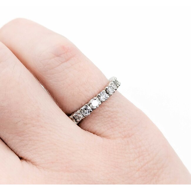 Ring Eternity 1.24ctw Round Diamonds 14kw Sz4.5 4.30g 225040001