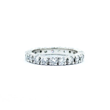 Ring Eternity 1.24ctw Round Diamonds 14kw Sz4.5 4.30g 225040001