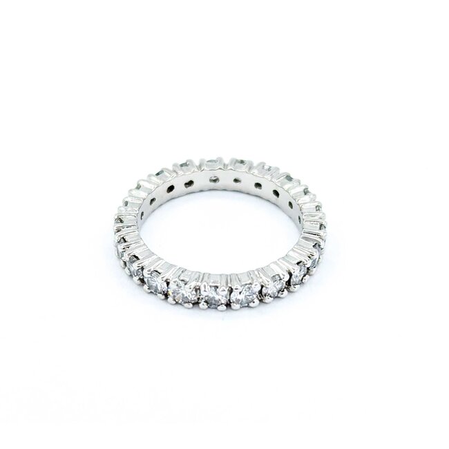 Ring Eternity 1.24ctw Round Diamonds 14kw Sz4.5 4.30g 225040001